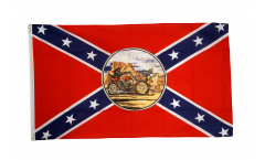 Drapeau confédéré USA Sudiste Ghostrider