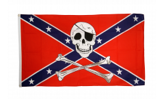 Drapeau confédéré USA Sudiste avec Pirate