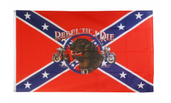 Drapeau confédéré USA Sudiste Rebel till I die