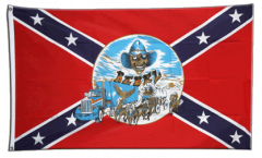 Drapeau confédéré USA Sudiste Camion et diligence