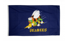 Drapeau USA Etats-Unis Seabees