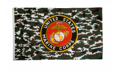 Drapeau USA Etats-Unis US Marine Corps Camouflage