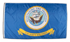 Drapeau USA Etats-Unis US Navy retired
