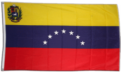 Drapeau Venezuela 7 Etoiles avec blason 1930-2006