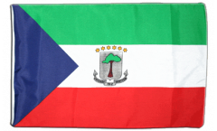 Drapeau Guinée équatoriale avec ourlet
