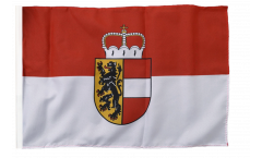 Drapeau Autriche Salzbourg avec ourlet