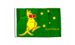 Drapeau Australie Kangourou avec ourlet