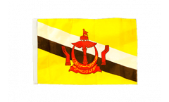 Drapeau Brunei avec ourlet