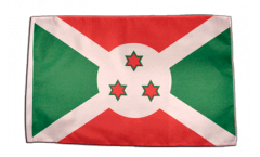 Drapeau Burundi avec ourlet