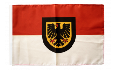 Drapeau Allemagne Dortmund avec ourlet