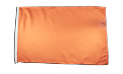 Drapeau Unicolore Orange avec ourlet