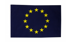 Drapeau Union européenne UE avec ourlet