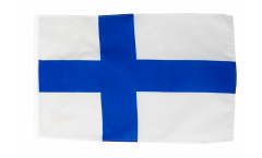 Drapeau Finlande avec ourlet