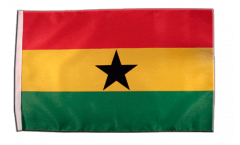 Drapeau Ghana avec ourlet