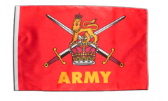 Drapeau Royaume-Uni Armée de Terre Britannique avec ourlet