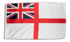 Drapeau Royaume-Uni enseigne naval britannique avec ourlet