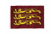 Drapeau Royaume-Uni Richard Coeur de Lion avec ourlet