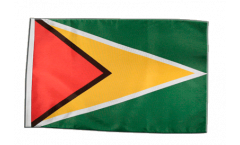 Drapeau Guyana avec ourlet