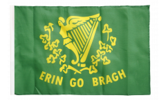 Drapeau Irlande Erin Go Bragh avec ourlet