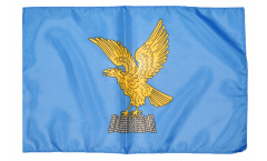 Drapeau Italie Frioul-Vénétie julienne avec ourlet