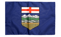 Drapeau Canada Alberta avec ourlet