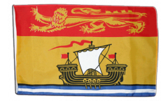 Drapeau Canada Nouveau-Brunswick avec ourlet