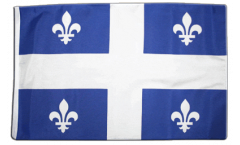Drapeau Canada Quebec avec ourlet