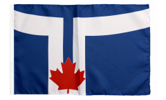 Drapeau Canada Toronto avec ourlet