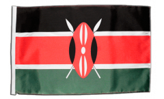 Drapeau Kenya avec ourlet