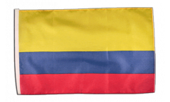 Drapeau Colombie avec ourlet