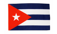 Drapeau Cuba avec ourlet