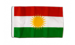 Drapeau Kurdistan avec ourlet