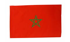 Drapeau Maroc avec ourlet