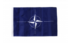 Drapeau OTAN avec ourlet