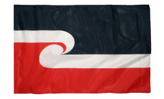 Drapeau Nouvelle-Zélande Maori avec ourlet