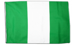 Drapeau Nigeria avec ourlet