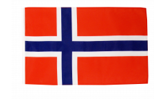 Drapeau Norvège avec ourlet