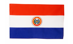 Drapeau Paraguay avec ourlet