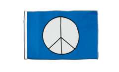 Drapeau Symbole de Paix avec ourlet