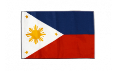 Drapeau Philippines avec ourlet
