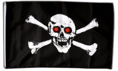 Drapeau Pirate fâché avec ourlet