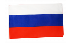 Drapeau Russie avec ourlet