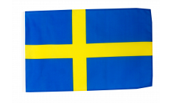 Drapeau Suède avec ourlet
