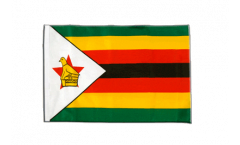 Drapeau Zimbabwe avec ourlet