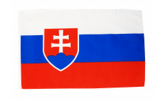 Drapeau Slovaquie avec ourlet