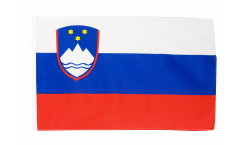 Drapeau Slovénie avec ourlet