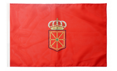 Drapeau Espagne Navarre avec ourlet