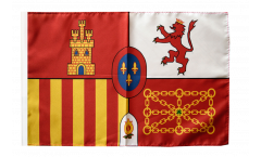 Drapeau Espagne Royal avec ourlet