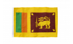 Drapeau Sri Lanka avec ourlet