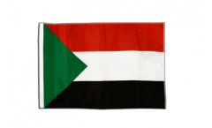 Drapeau Soudan avec ourlet
